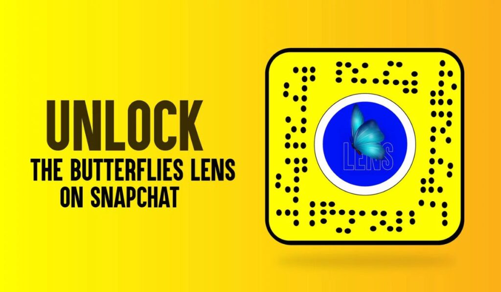 Six of the best ways you can unlock the butterflies lens on Snapchat  

